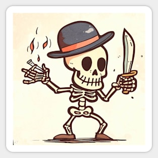 Skeletal Swagger Sticker